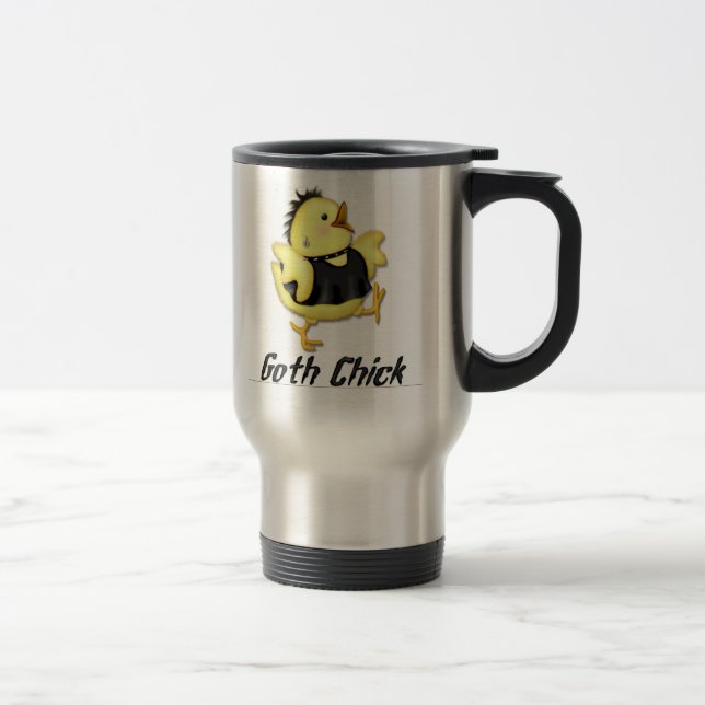 Taza De Viaje Gótico Chick (Derecha)