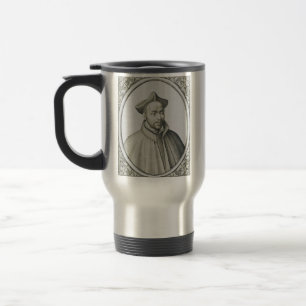 Taza De Viaje Grabado Antiguo San Ignacio de Loyola Arte