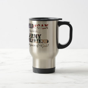 Taza De Viaje Gracia de Dios de la novia del ejército