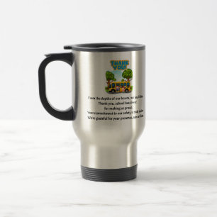 Taza De Viaje Gracias, Conductor de Autobús Escolar.