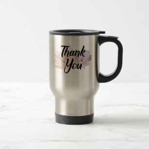 Taza De Viaje Gracias Favor Floral