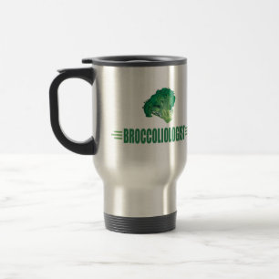 Taza De Viaje Gracioso brócoli