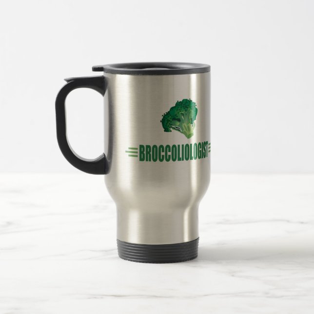 Taza De Viaje Gracioso brócoli (Izquierda)