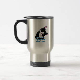 Taza De Viaje Gracioso gato de yoga