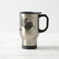Gracioso ilustracion de personalizado porcina afri
