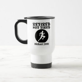 Taza De Viaje Gracioso jubilado, no Cansado, hombre de deportes