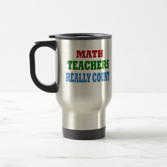 Taza De Viaje Gracioso profesor de matemáticas (Izquierda)