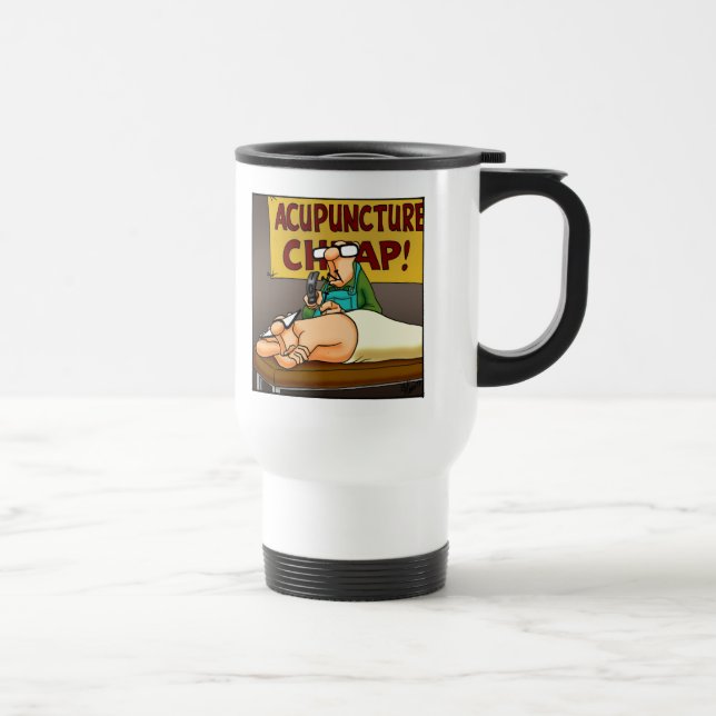 Taza De Viaje ¡Gracioso regalo de Personalizado médico de acupun (Derecha)
