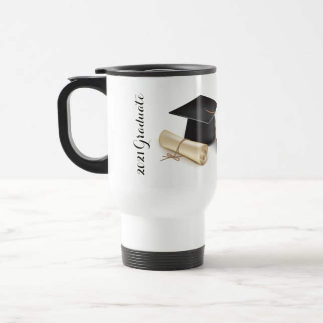 Taza De Viaje Graduación inoxidable Steele Mug (Izquierda)