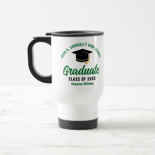 Taza De Viaje Graduación Personalizada de Escuela Secundaria Ver