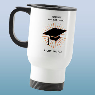 Taza De Viaje Graduación personalizada divertida