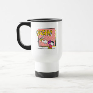Taza De Viaje Gráfico cómico de Charlie Brown y Lucy