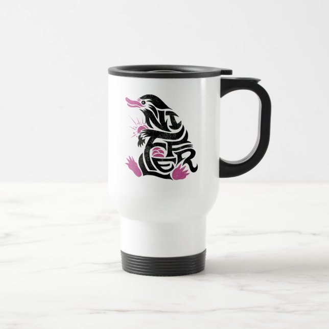 Taza De Viaje Gráfico de tipografía NIFFLER™ (Derecha)