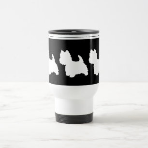 Taza De Viaje Gráfico Negro