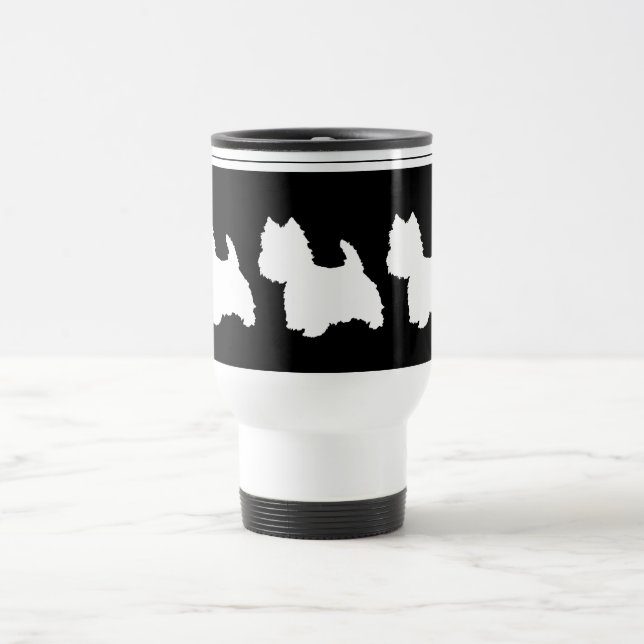 Taza De Viaje Gráfico Negro (Centro)