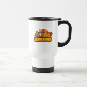 Taza De Viaje Gráfico retro del dibujo animado de la "cuadrilla