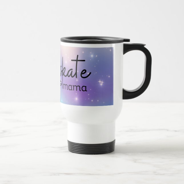 Taza De Viaje Gráfico Skate Mom Travel Mug (Derecha)
