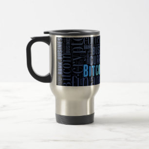 Taza De Viaje Gráficos del logo de Bitcoin