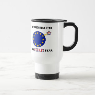 Taza De Viaje Gran Bretaña Mug Estrella del Brexit Bandera Britá