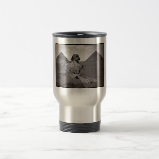 Taza De Viaje Gran Esfinge y Necrópolis de las Pirámides de Giza