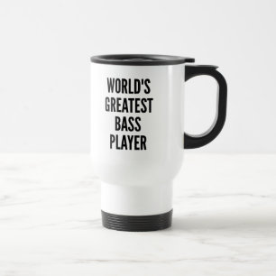 Taza De Viaje Gran Jugador de Bass del Mundo