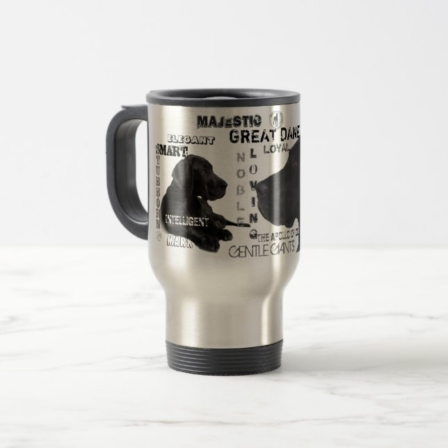 Taza De Viaje Grandes daneses (Anverso izquierdo)