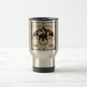 Taza De Viaje Grandes montañas humeantes, oso TN