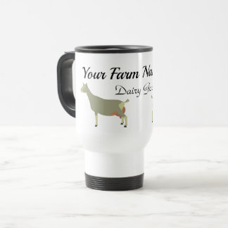 Taza De Viaje Granja de cabra lechera personalizada de Toggenbur