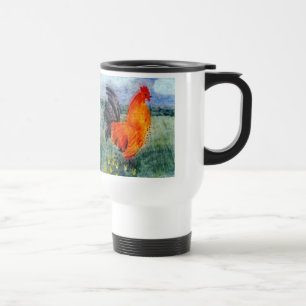 Taza De Viaje Granja de pollo gallo