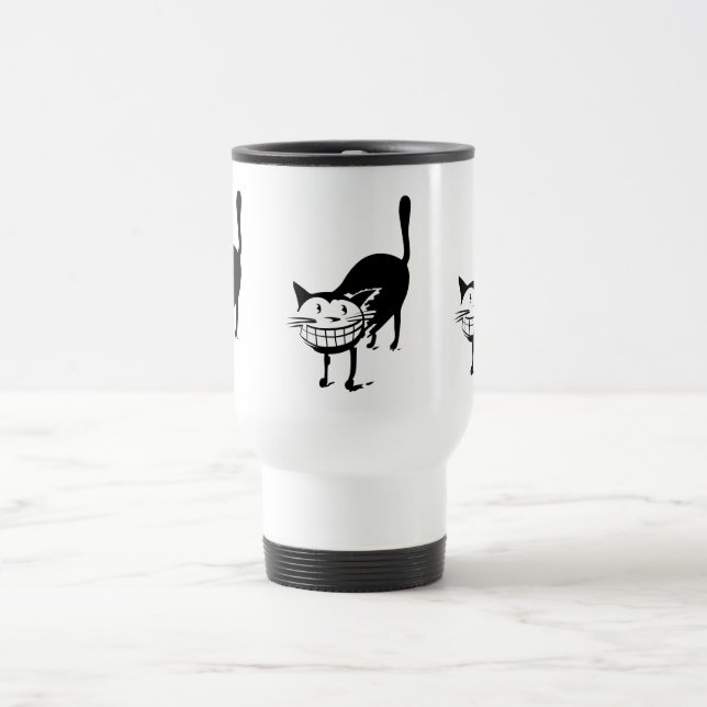 Taza De Viaje Grasando Gato (Centro)