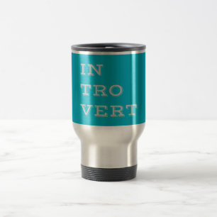 Taza De Viaje Gray Introvert Travel Mug