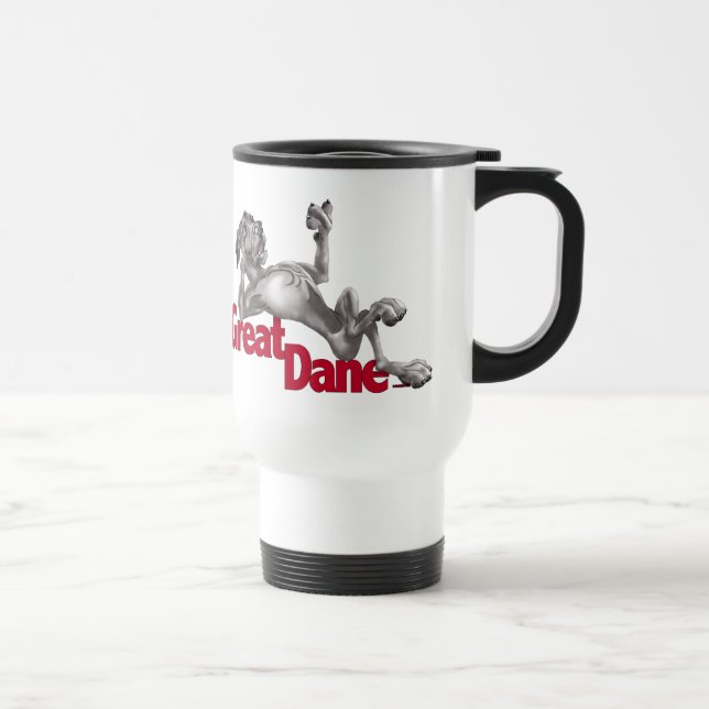 Taza De Viaje Great Dane Laid Back Black UC (Derecha)