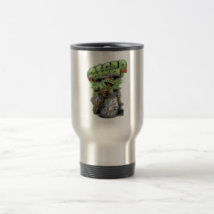 Taza De Viaje Green Garbage Monster