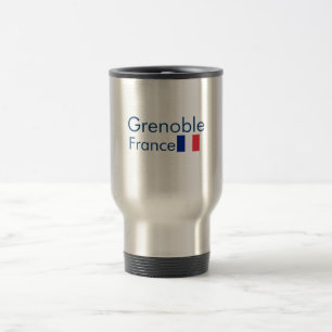Taza De Viaje Grenoble, France Travel/Commuter Mug