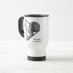 Taza De Viaje Grey Alien, la verdad está ahí fuera