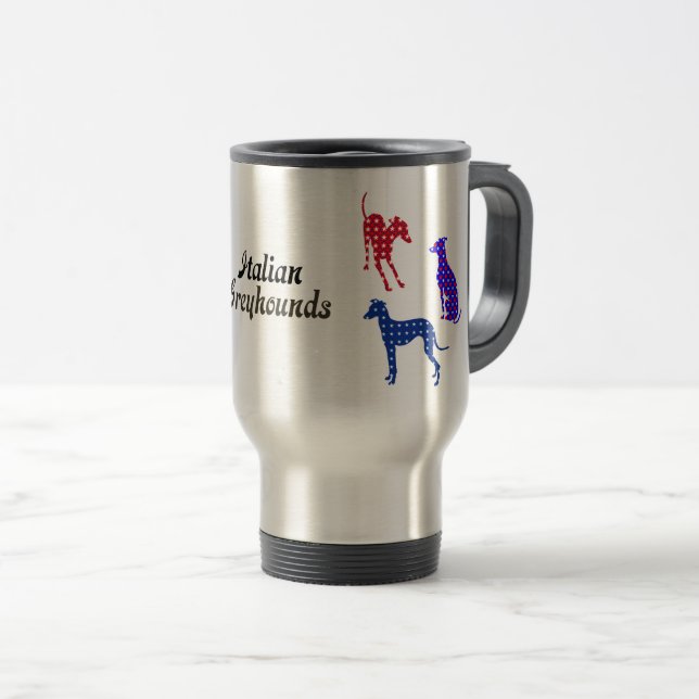 Taza De Viaje Greyhounds de Italia (Anverso derecho)