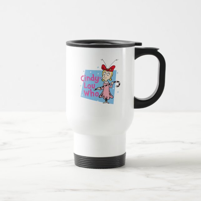 Taza De Viaje Grinch | Cindy-Lou Who - Candy Cane (Derecha)