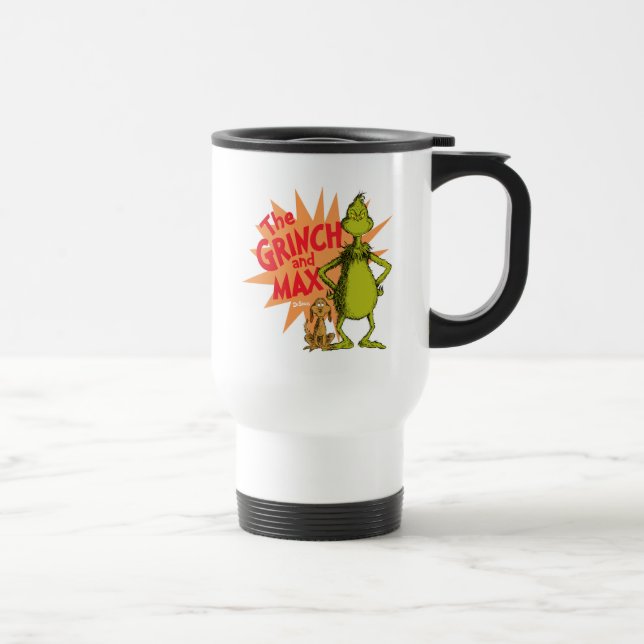 Taza De Viaje Grinch | Grinch & Max Starburst (Derecha)