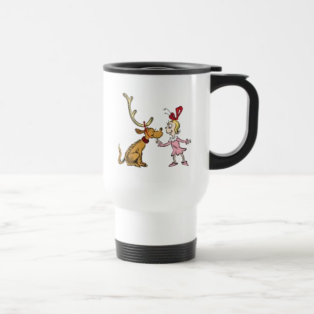 Taza De Viaje Grinch | Max & Cindy Lou Who (Derecha)