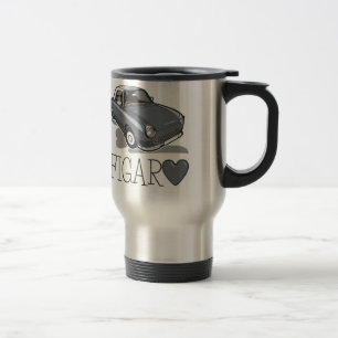 Taza De Viaje Gris de Nissan Figaro Lapiz