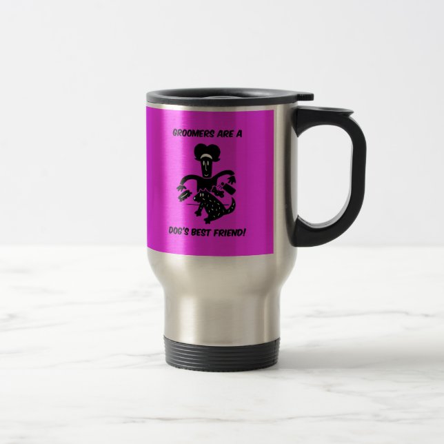Taza De Viaje Groomers del perro (Derecha)