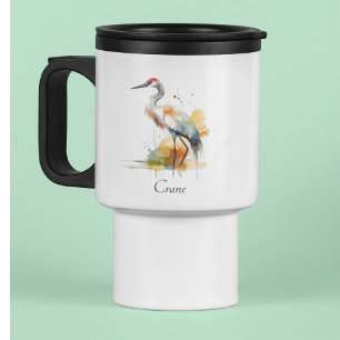 Taza De Viaje Grulla errante, personalizado