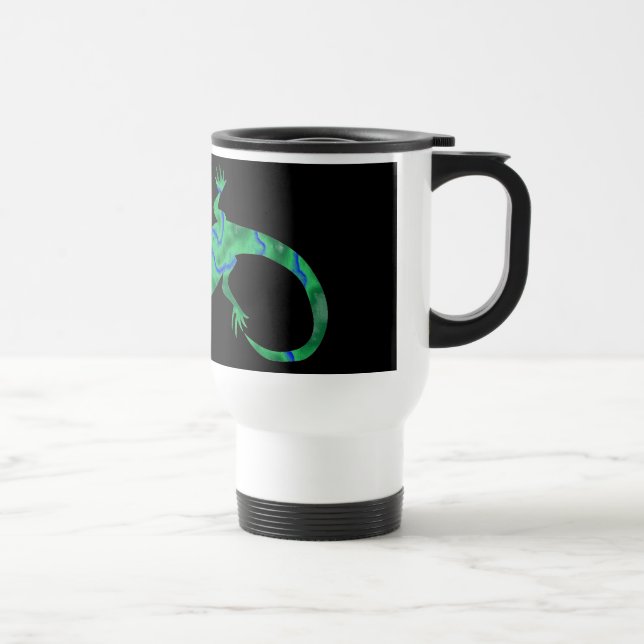 Taza De Viaje Grüner Gecko ArtDeco (Derecha)