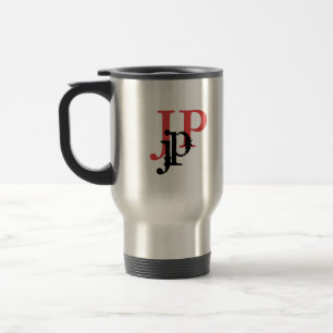 Taza De Viaje Grunge con monograma
