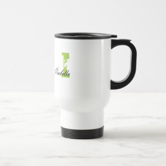Taza De Viaje Grunge con monograma