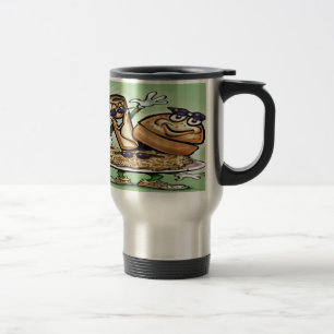 Taza De Viaje Grupo de alimentos para grano de pan