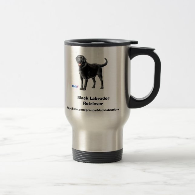Taza De Viaje Grupo Labrador Negro Mug (Derecha)