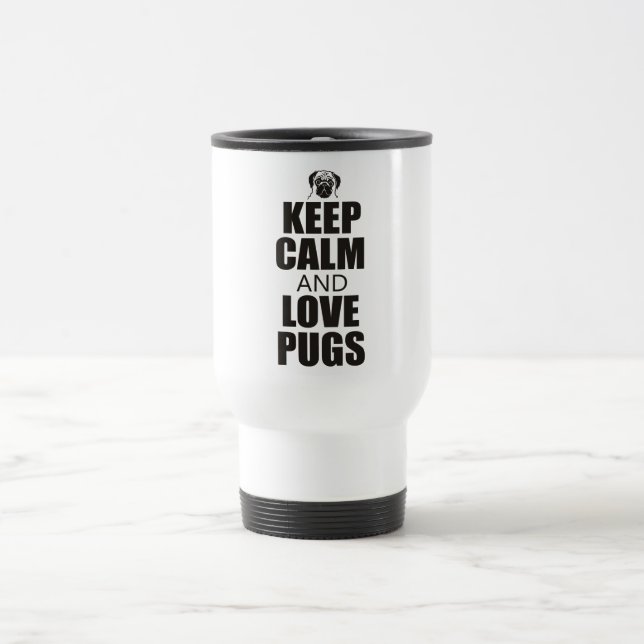 Taza De Viaje Guarde la calma y ame los barros amasados (Centro)