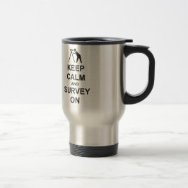 Taza De Viaje Guarde la calma y examínela encendido