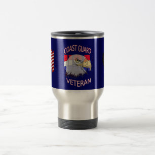Taza De Viaje Guardia Costera Veterano Mug